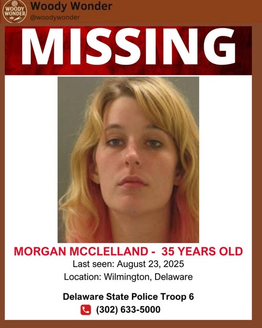 MISSING PERSON ALERT: Help Find Morgan McCleland in Wilmington, Delaware